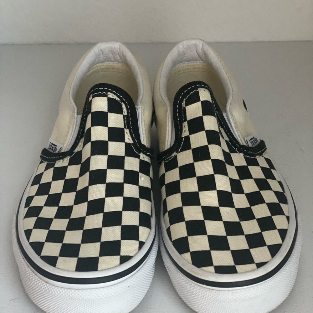Checkered Vans sz 1